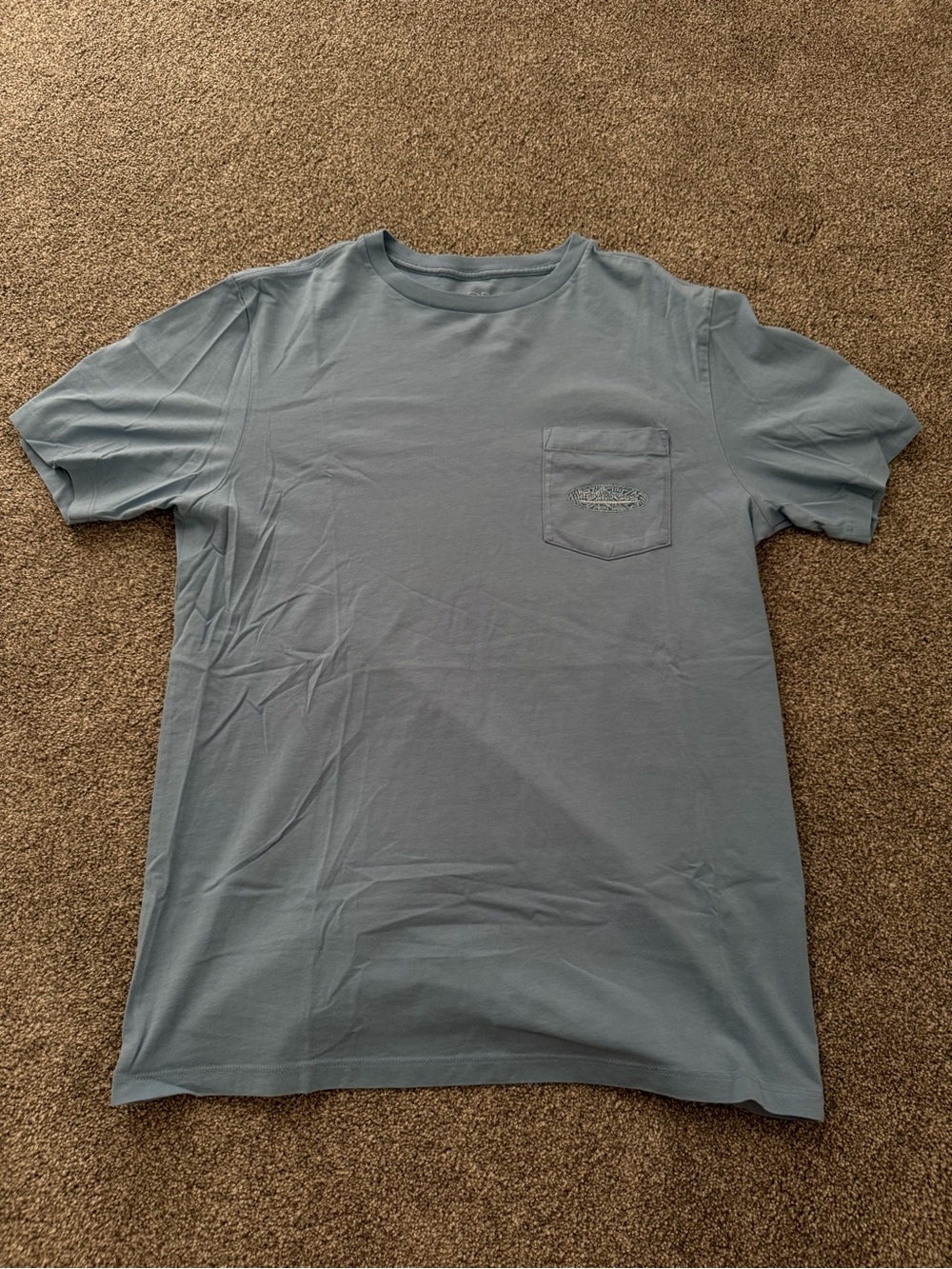 Vineyard Vines Short Sleeve Pocket Tee - Light Blue